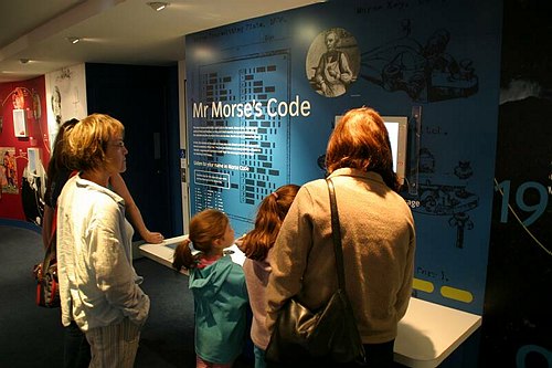 The visitor's centre at Goonhilly Earth Station, Cornwall