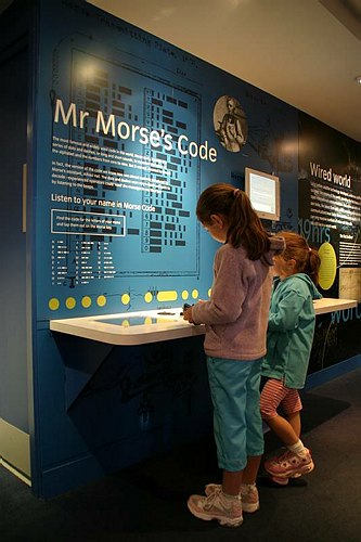 The visitor's centre at Goonhilly Earth Station, Cornwall