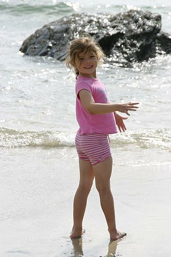 The beach at Mullion Cove, Cornwall