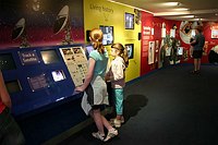 The visitor's centre at Goonhilly Earth Station, Cornwall